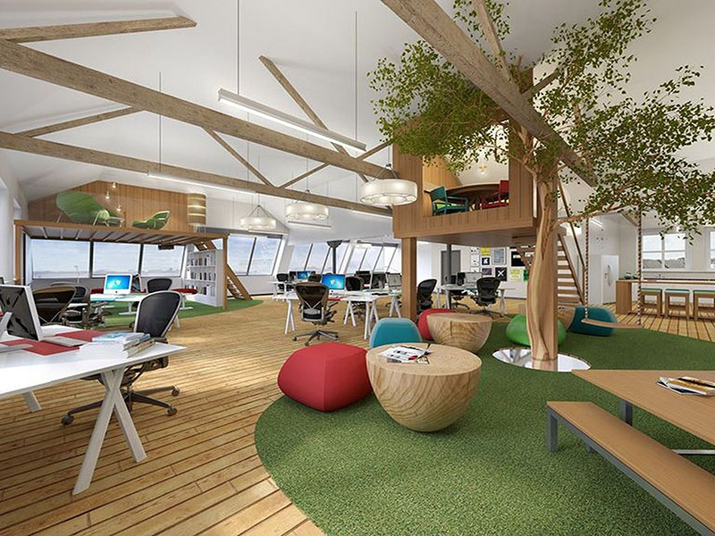 Эко - стиль в дизайне офисного пространства